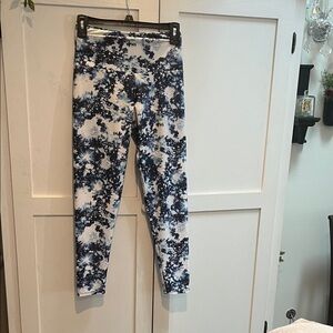 Kids' Navy and White Patterned Leggings